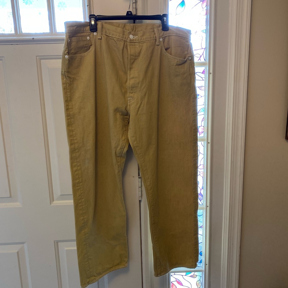 Levi’s 44x32 Yellow 501 Jeans